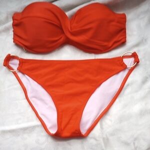 Women's Orange Bikini Set